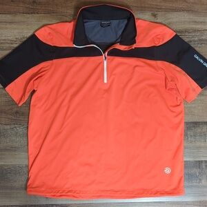 Galvin Green Short Sleeve Bay Golf Windstopper Size XL in Orange and Black